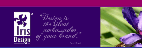 iris design header